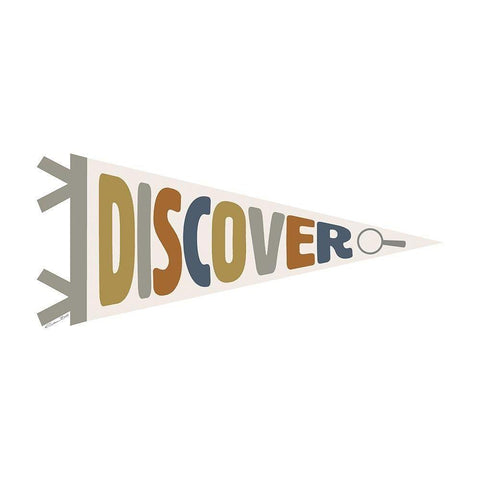 Discover Pennant White Modern Wood Framed Art Print by Ball, Susan