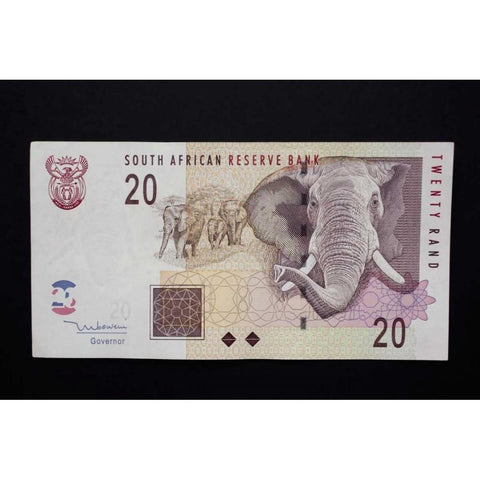 South African rand paper money, South Africa Gold Ornate Wood Framed Art Print with Double Matting by Kaveney, Wendy