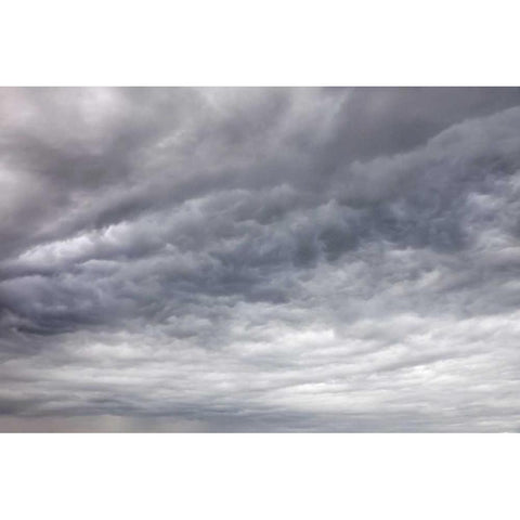 USA, Washington, Seabeck Billowing storm clouds Gold Ornate Wood Framed Art Print with Double Matting by Paulson, Don