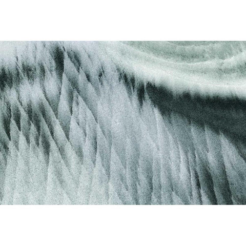 Oregon, Devils Punchbowl SNA Abstract patterns White Modern Wood Framed Art Print by Paulson, Don