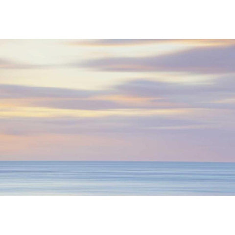 Washington, San Juans Abstract sunset scenic Gold Ornate Wood Framed Art Print with Double Matting by Paulson, Don
