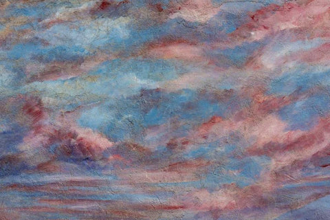 USA, Colorado, Ridgeway Detail of wall painting White Modern Wood Framed Art Print with Double Matting by Paulson, Don