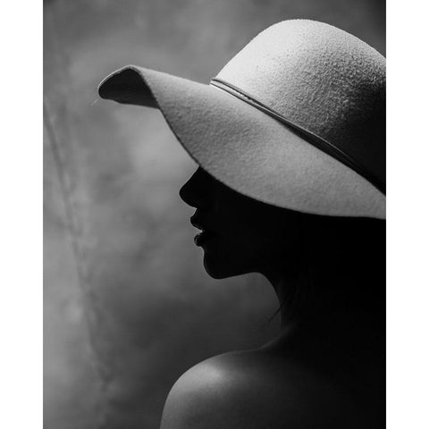 Contrast Black Modern Wood Framed Art Print by Khaksar