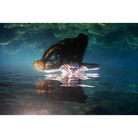 Kassandra White Modern Wood Framed Art Print by Lopresti, Davide