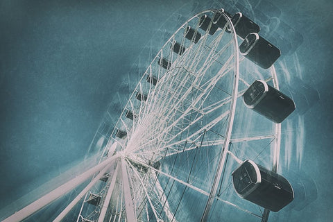 Completely Detached White Modern Wood Framed Art Print with Double Matting by Schleicher-Schwarz, Roswitha