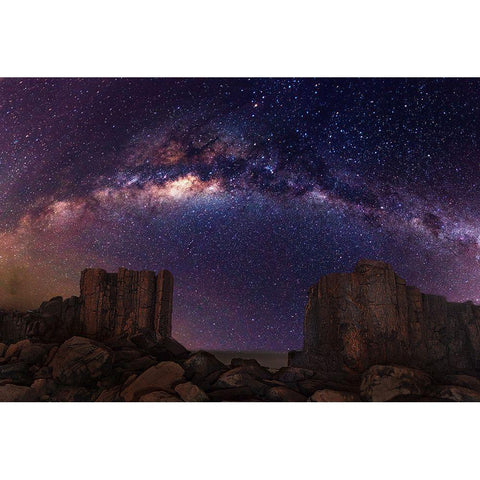 Gate To Heaven Black Modern Wood Framed Art Print by Wolongshan