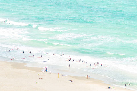 Summertime Black Ornate Wood Framed Art Print with Double Matting by Raif, Joshua