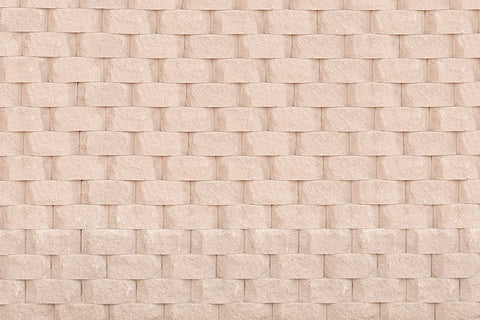 Texture 61 White Modern Wood Framed Art Print with Double Matting by 1x Studio III