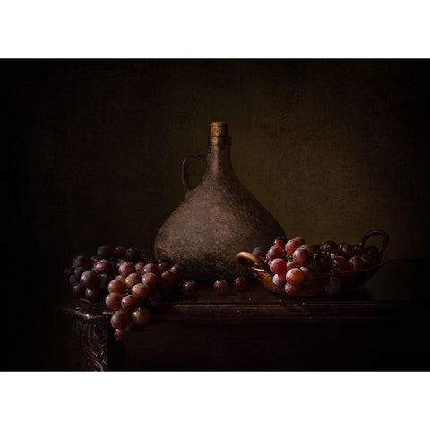 Somewhere In Time White Modern Wood Framed Art Print by Perfoncio, Margareth