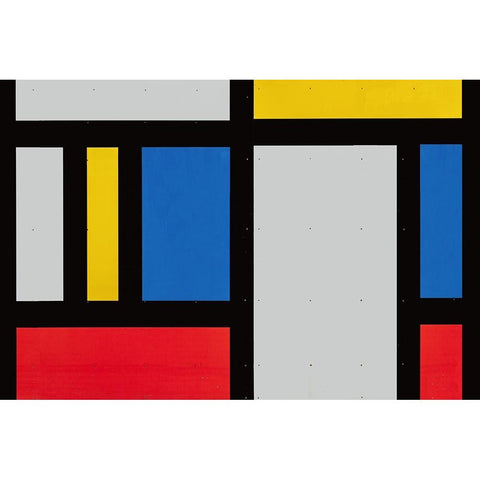 Wall detail White Modern Wood Framed Art Print by Luycx, Theo