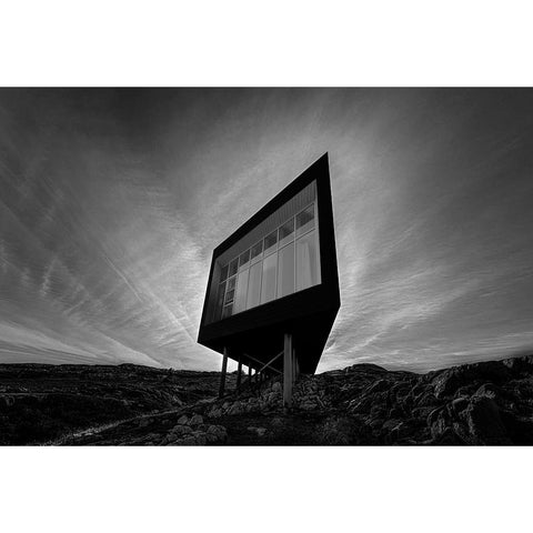 Long Studio White Modern Wood Framed Art Print by Fu, Molly