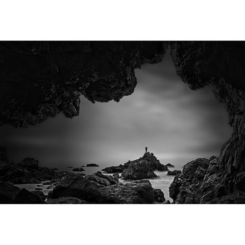 Stormchaser White Modern Wood Framed Art Print by Li, Rob