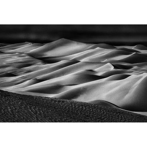 The Art Of Sand And Wind (2) Gold Ornate Wood Framed Art Print with Double Matting by Qiu, Jenny