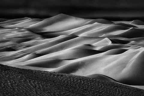 The Art Of Sand And Wind (2) Black Ornate Wood Framed Art Print with Double Matting by Qiu, Jenny