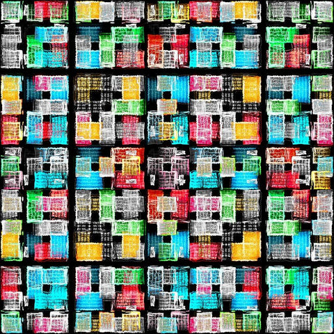 Amsterdam 52 Black Modern Wood Framed Art Print with Double Matting by Shrayer, Igor