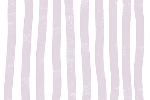 Lilac Lines White Modern Wood Framed Art Print with Double Matting by uplusmestudio