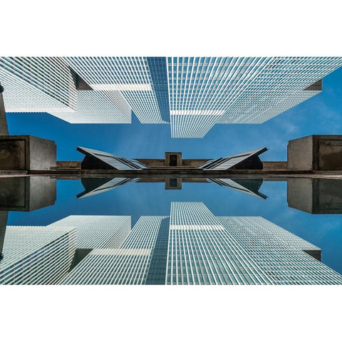 The Rotterdam White Modern Wood Framed Art Print by Koer, Jaap