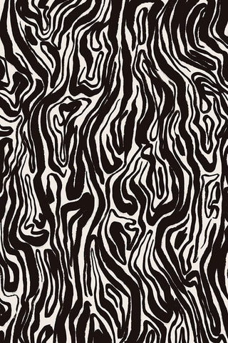 Tree Bark Pattern White Modern Wood Framed Art Print with Double Matting by Treechild