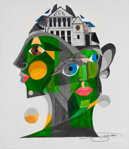 St. Andrews- Home of Golf Black Modern Wood Framed Art Print by Florea, Simona