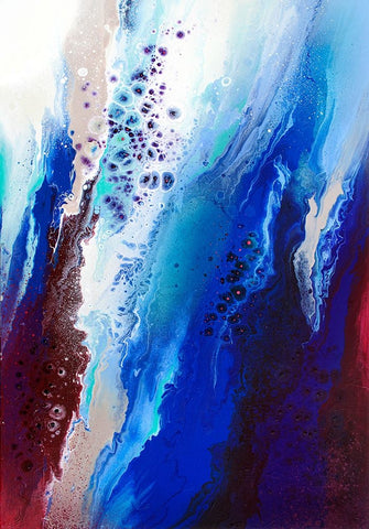 Acclivity Black Ornate Wood Framed Art Print with Double Matting by Storms, Alyson