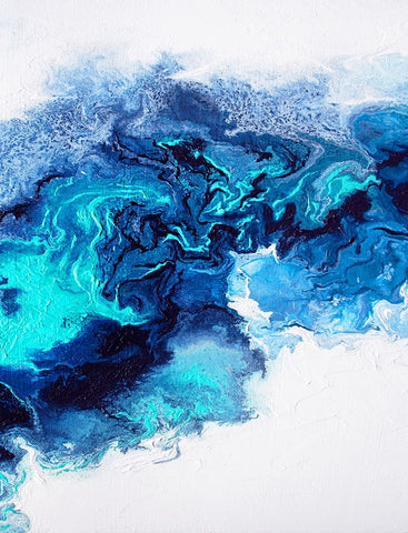 Rainbow Smoke 1 Black Ornate Wood Framed Art Print with Double Matting by Storms, Alyson