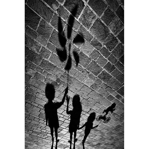 I Have A Gift Also For You. Black Modern Wood Framed Art Print with Double Matting by Grambone, Antonio