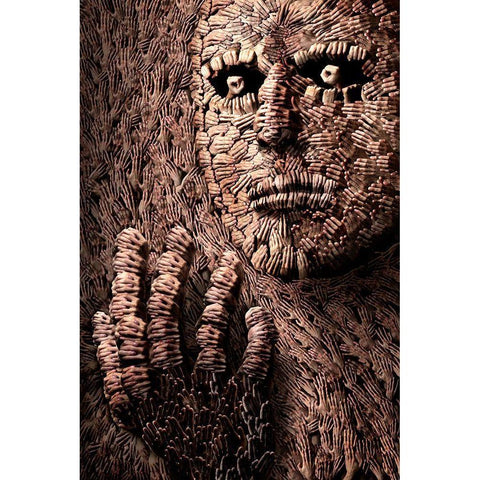 The Tool Of Tools Black Modern Wood Framed Art Print with Double Matting by Kiciak, Christophe