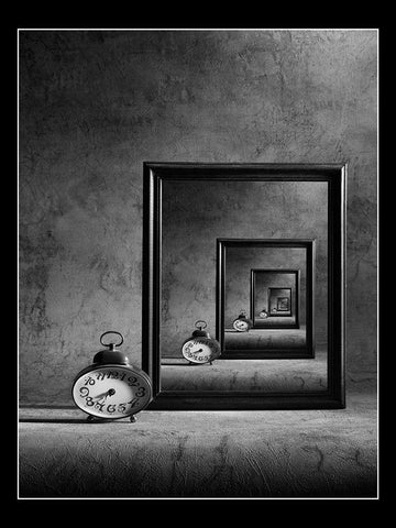 The Eternity Black Ornate Wood Framed Art Print with Double Matting by Ivanova, Victoria