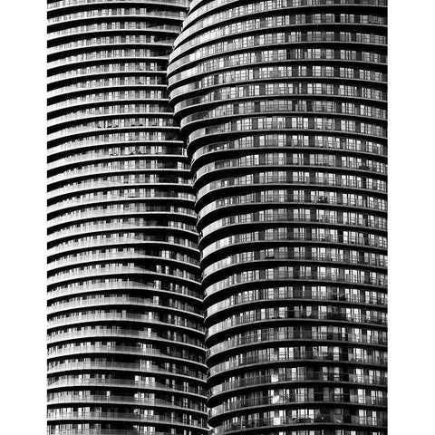 Absolute Towers Gold Ornate Wood Framed Art Print with Double Matting by Shainidze, Roland