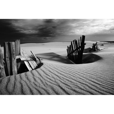 Konfrontation White Modern Wood Framed Art Print by Kulagin, Dmitry