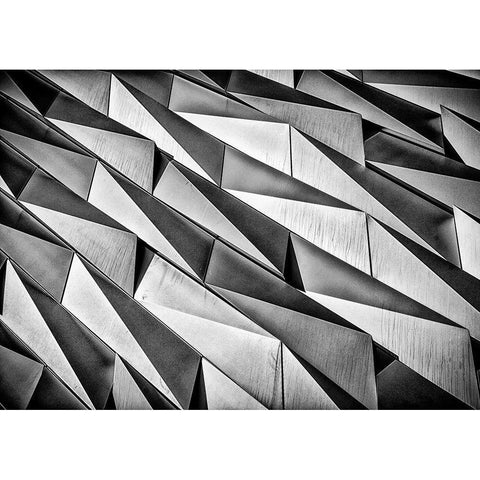Rough Skin White Modern Wood Framed Art Print by Jeanes, Matthew