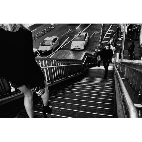 Untitled Black Modern Wood Framed Art Print by Suzuki, Tatsuo