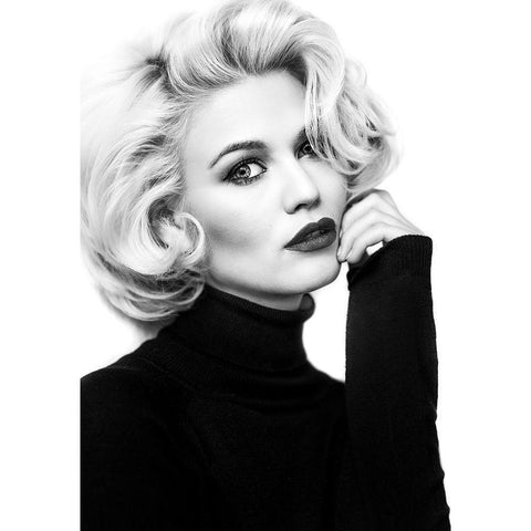 My Day With Marilyn... Black Modern Wood Framed Art Print by Peter Muller Photography