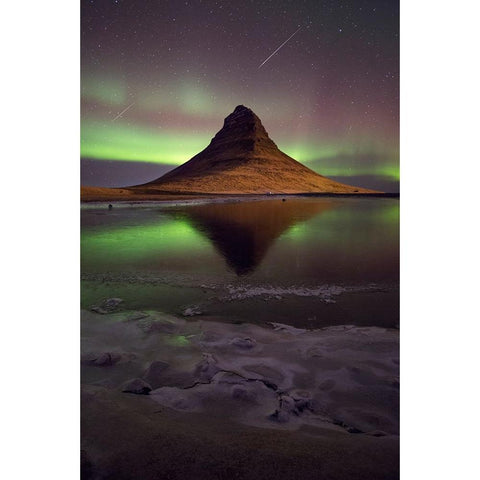 Portrait Of The Geminids Black Modern Wood Framed Art Print by Eaglesfield, Philip