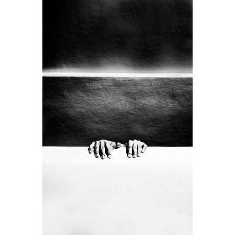 Untitled White Modern Wood Framed Art Print by Davizosco