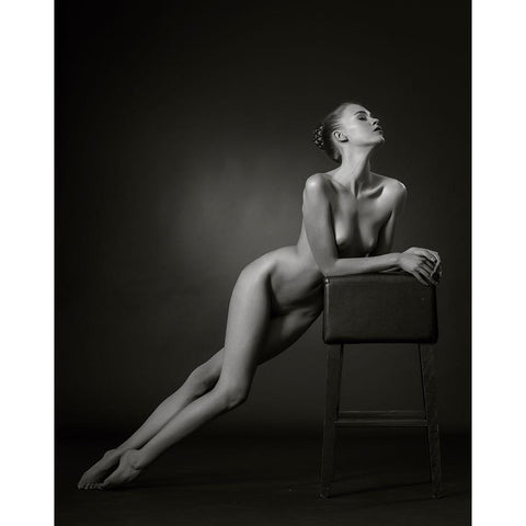 The Lean White Modern Wood Framed Art Print by Catchlight Studio