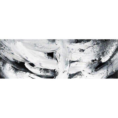 MAYHEM White Modern Wood Framed Art Print by Atelier B Art Studio