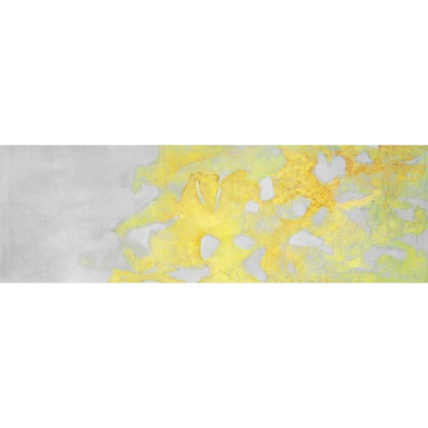 Golden clouds Black Modern Wood Framed Art Print by Atelier B Art Studio