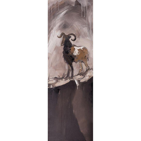 ABSTRACT PROUD AERIES Black Modern Wood Framed Art Print by Atelier B Art Studio