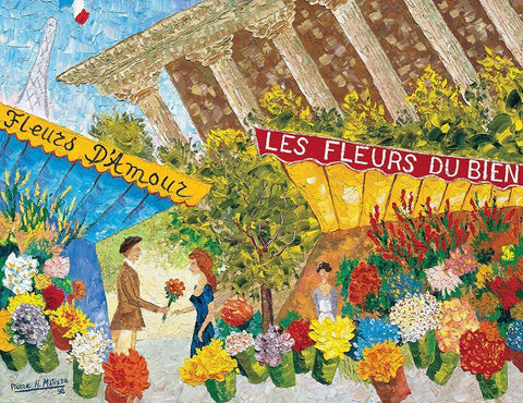 Paris II Black Ornate Wood Framed Art Print with Double Matting by Matisse