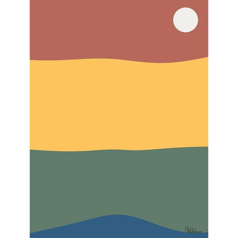 A Game with Abstract Shapes XXXV Black Modern Wood Framed Art Print with Double Matting by Medeiros, Celito