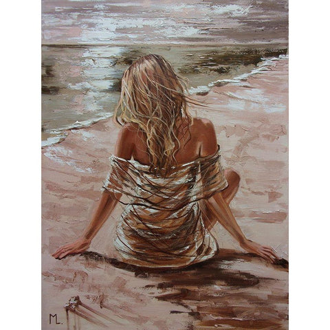 Silence II White Modern Wood Framed Art Print by Luniak, Monika