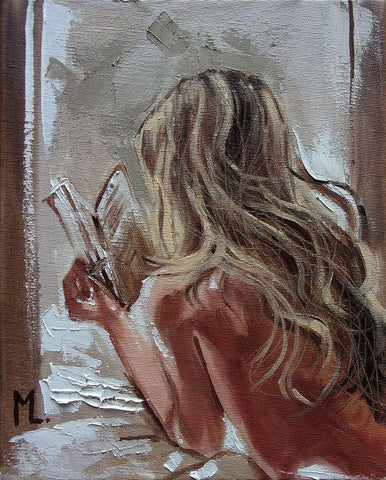 Good Book Black Ornate Wood Framed Art Print with Double Matting by Luniak, Monika