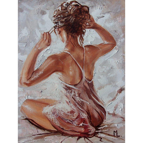 Morning II Gold Ornate Wood Framed Art Print with Double Matting by Luniak, Monika