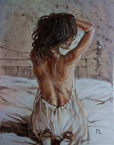 Light in the Room II Black Ornate Wood Framed Art Print with Double Matting by Luniak, Monika