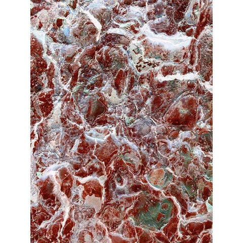 Red Texture II White Modern Wood Framed Art Print by Grayscale