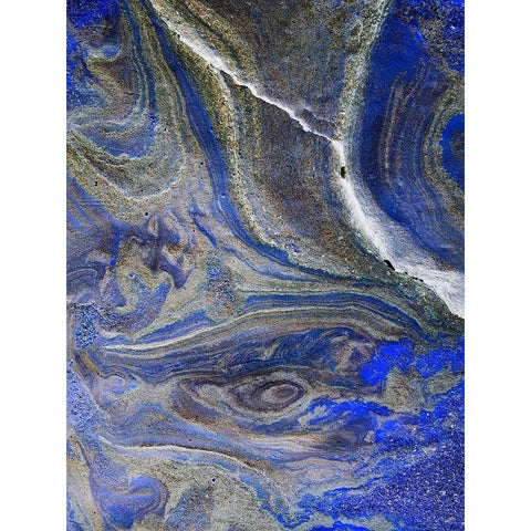 Inverted Sand II Black Modern Wood Framed Art Print with Double Matting by Grayscale