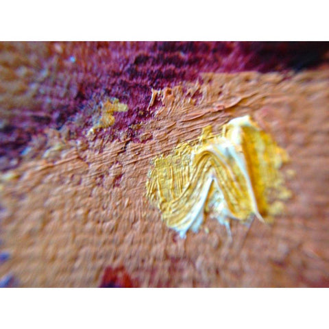 Paint Closeup II Black Modern Wood Framed Art Print by Grayscale