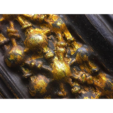 Frame Pic II Gold Ornate Wood Framed Art Print with Double Matting by Grayscale