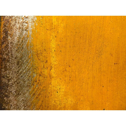 Silver Texture II Black Modern Wood Framed Art Print with Double Matting by Grayscale